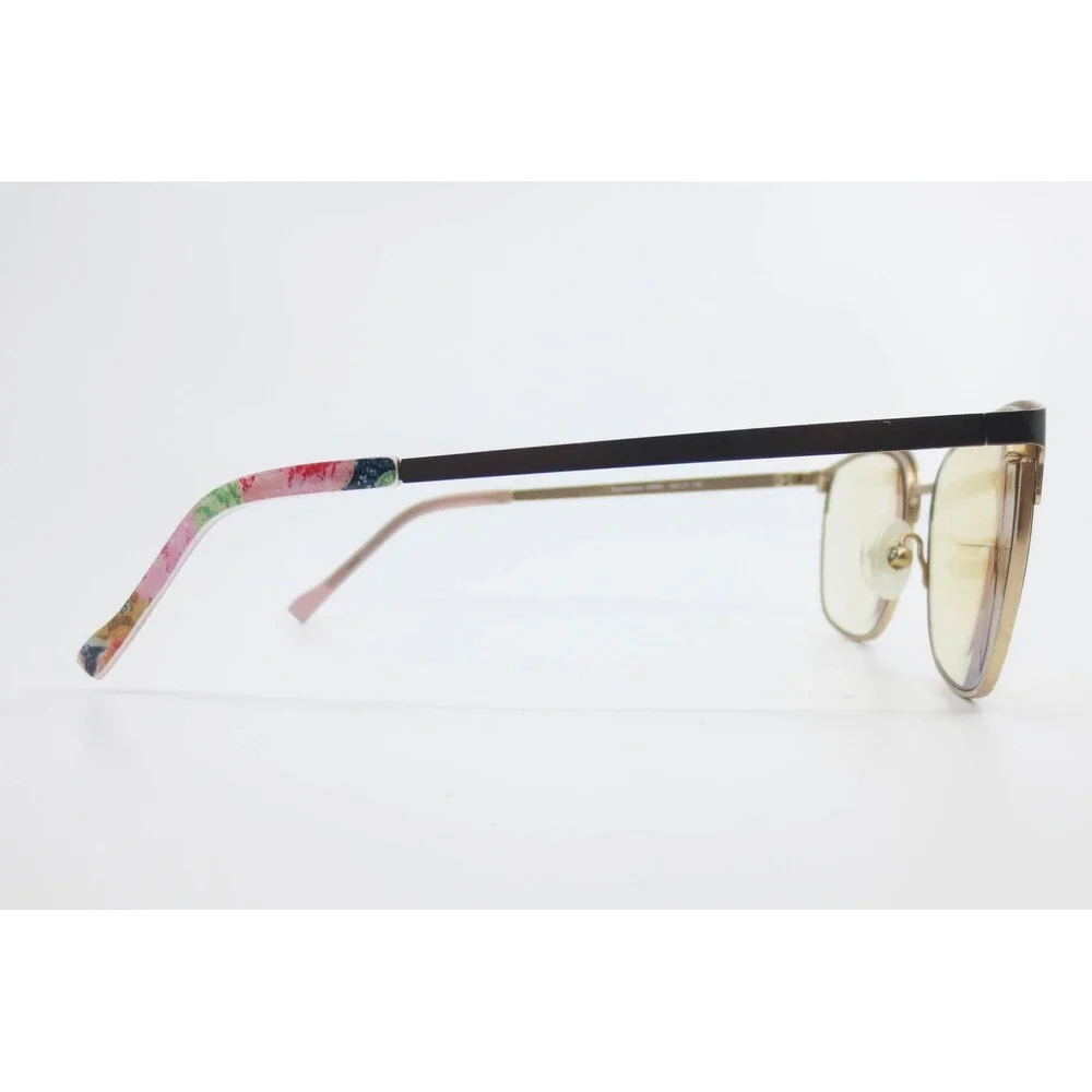 Vera Bradley Tilly Superbloom SBM Eyeglasses Frames Black Gold 53-17-135
